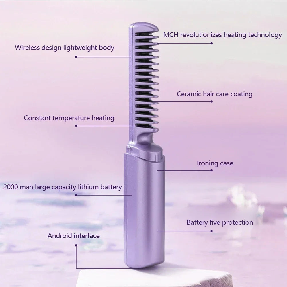 Wireless Hair Straightener